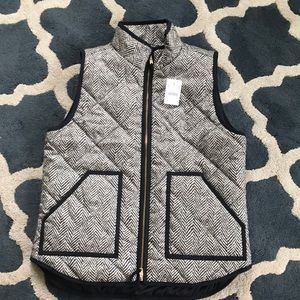 J Crew herringbone vest